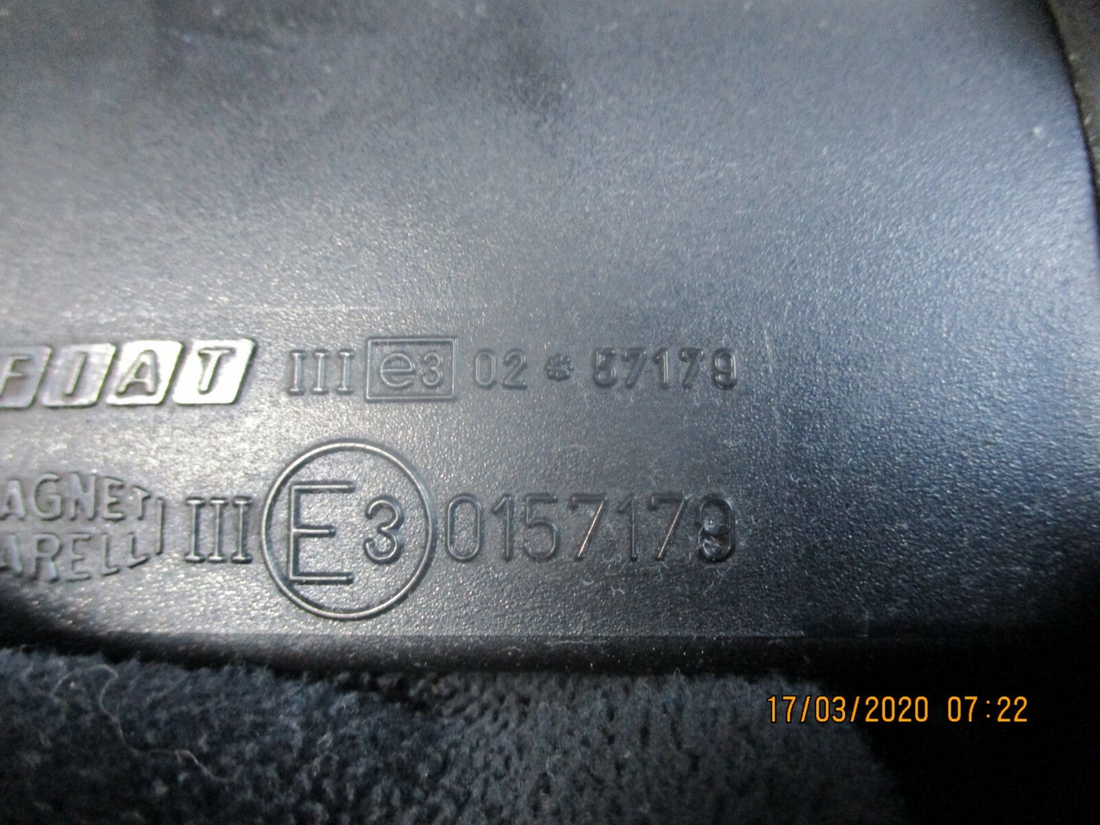 FIAT PUNTO MK2 2004 OS DRIVER SIDE MANUAL DOOR WING MIRROR BLACK 0157179