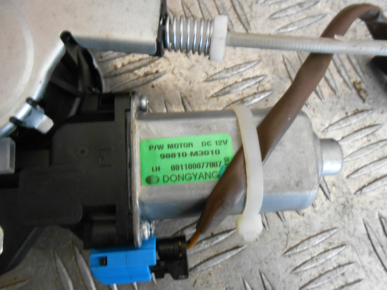 CHEVROLET CHEVY SPARK M300 5 DOOR 2012 NSF PASSENGER FRONT WINDOW REGULATOR
