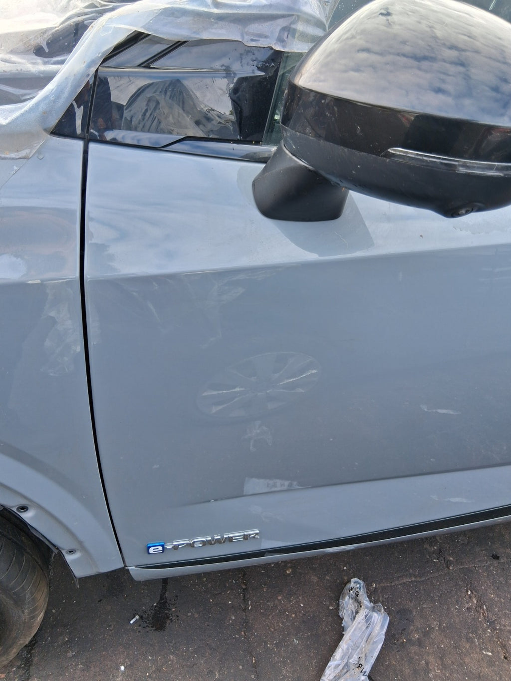 2024 NISSAN QASHQAI J12 MK3 NSF PASSENGER SIDE FRONT LEFT BARE DOOR GREY