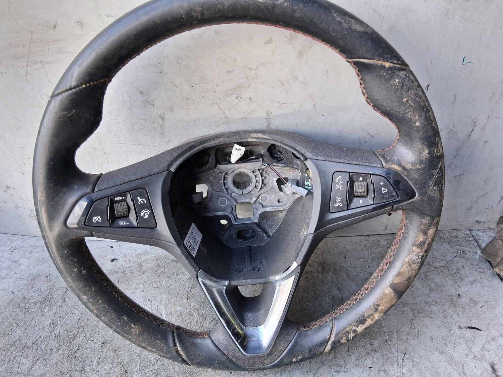 2015 VAUXHALL CORSA E MULTIFUNCTIONAL STEERING WHEEL 453798480