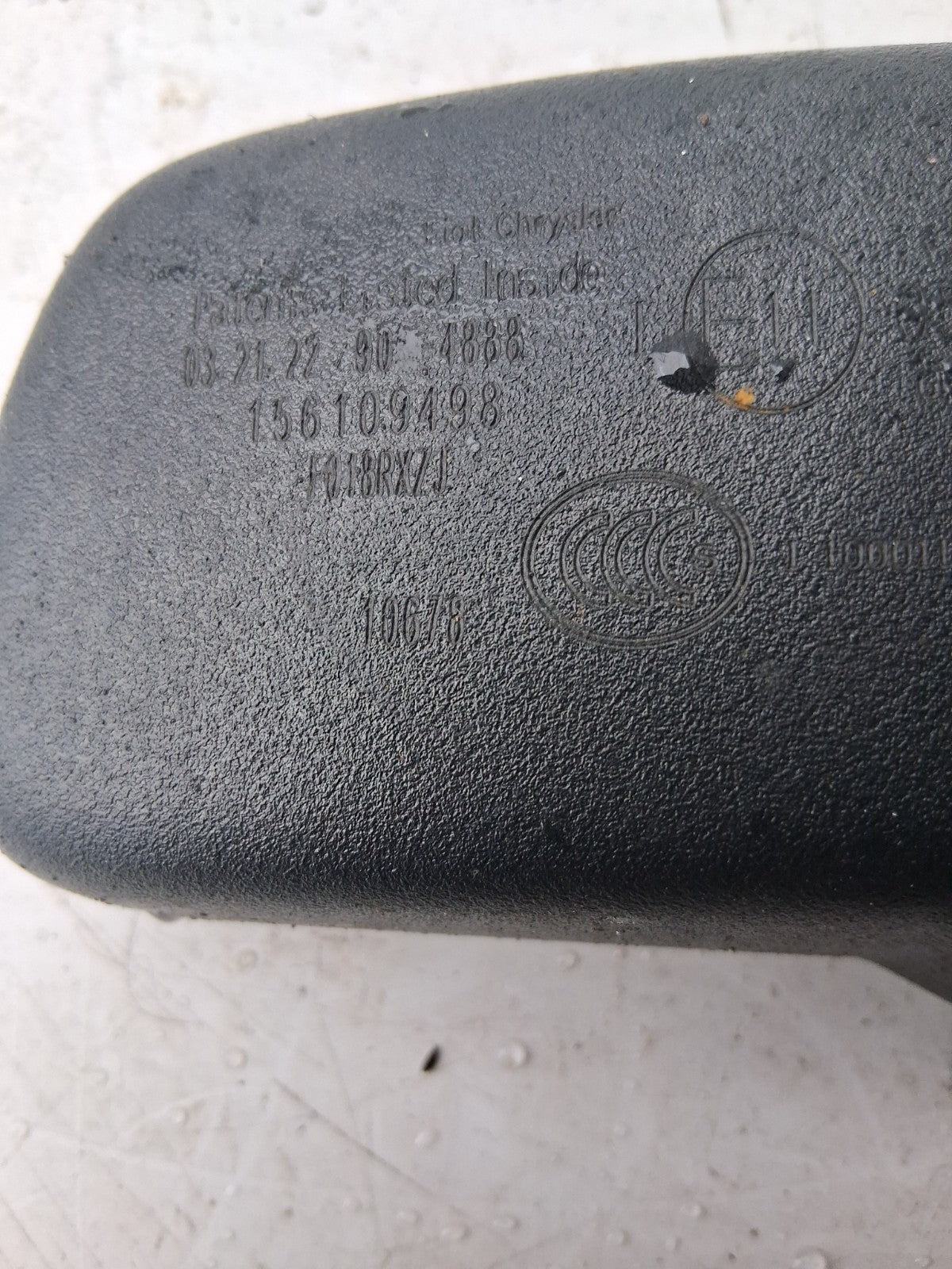 2022 ALFA ROMEO STELVIO 949 4Q INTERIOR REAR VIEW MIRROR 156109498