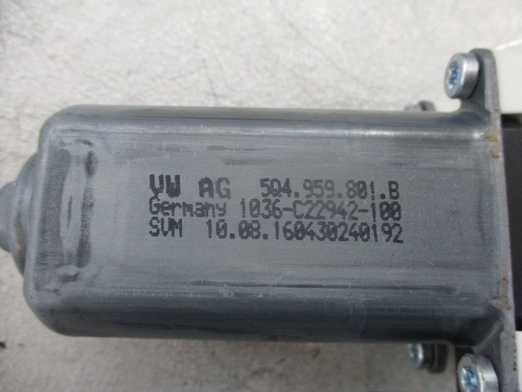 VOLKSWAGEN VW GOLF MK7 2016 NSF PASSENGER FRONT WINDOW MOTOR ONLY 5Q4959801B