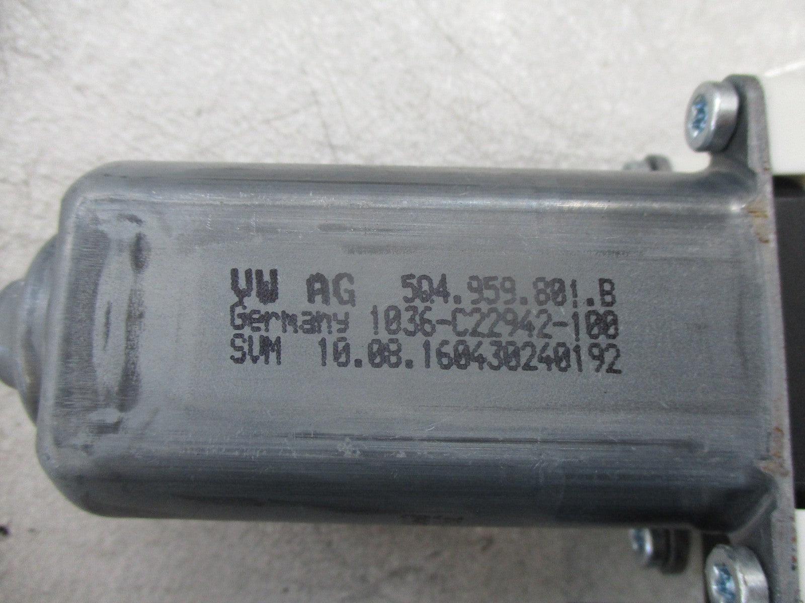 VOLKSWAGEN VW GOLF MK7 2016 NSF PASSENGER FRONT WINDOW MOTOR ONLY 5Q4959801B