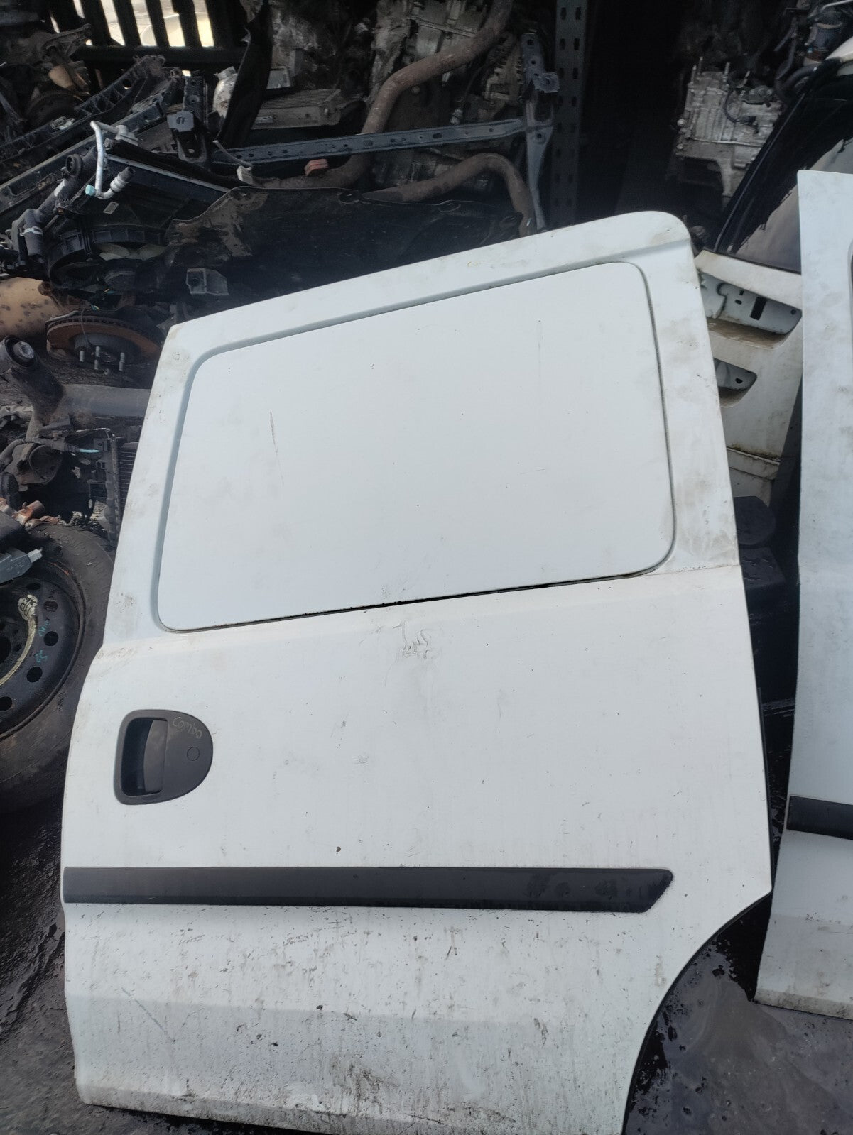 2007 VAUXHALL COMBO C NSF PASSENGER SIDE SLIDING DOOR WHITE