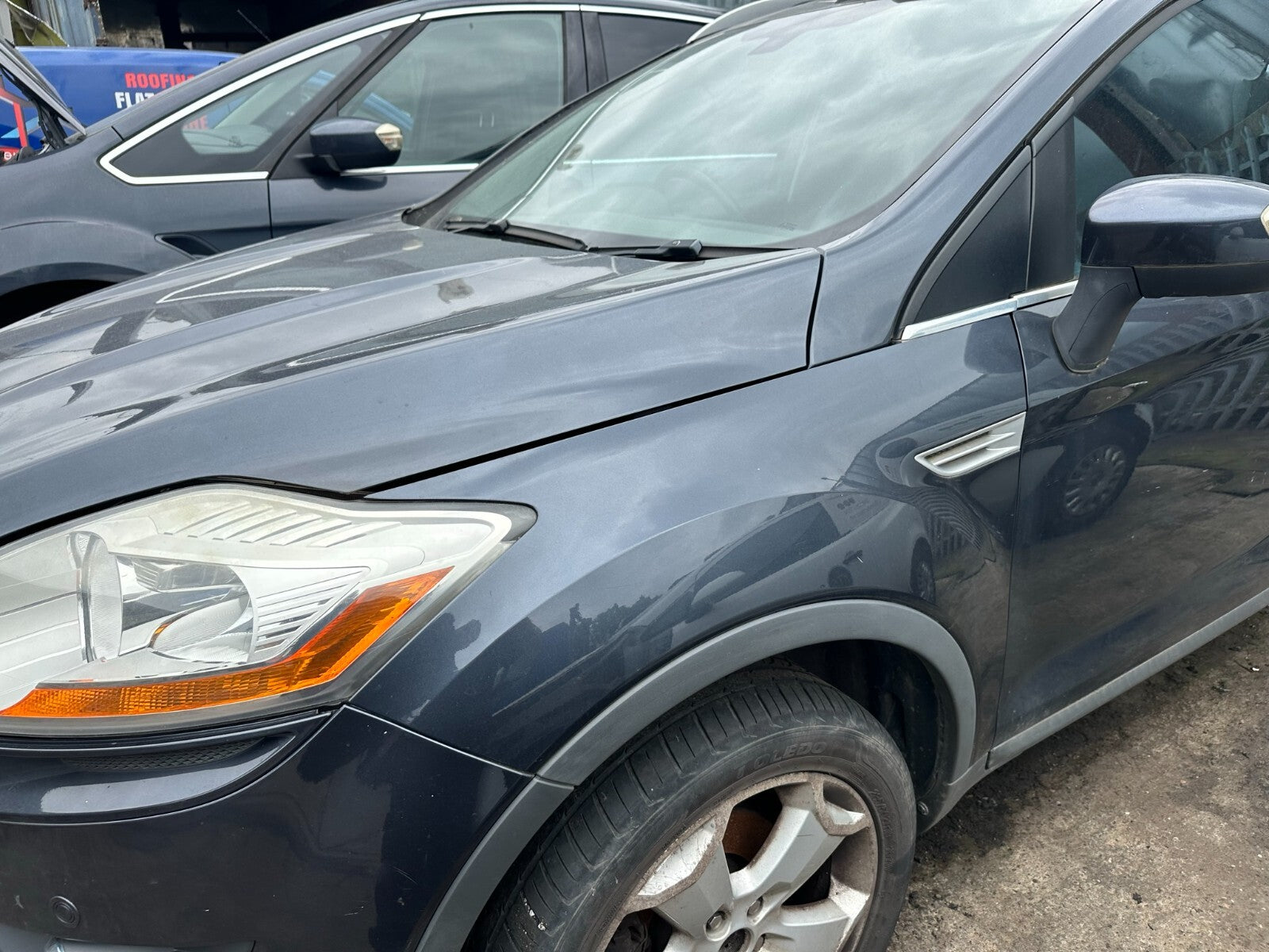 2009 FORD KUGA MK1 NSF PASSENGER SIDE FRONT WING PANEL SEA GREY H8
