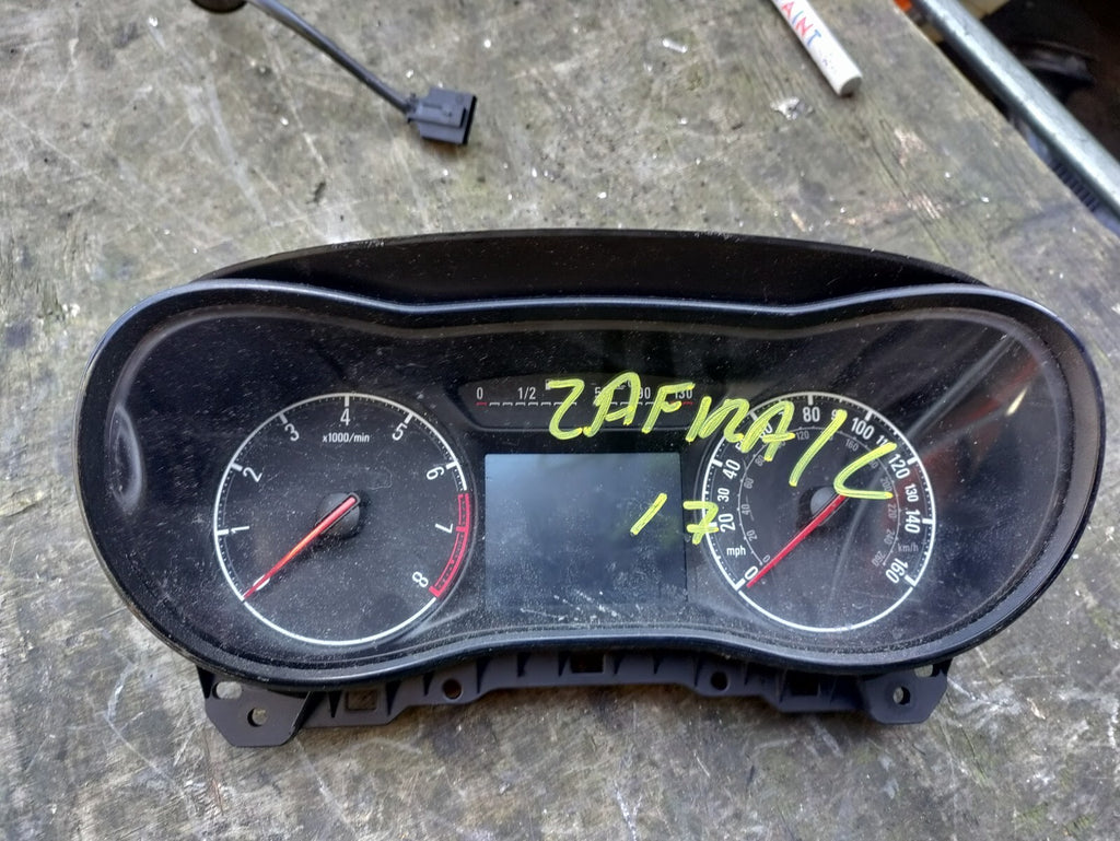 VAUXHALL ZAFIRA C MK3 SPEEDOMETER INSTRUMENT CLUSTER 39129403