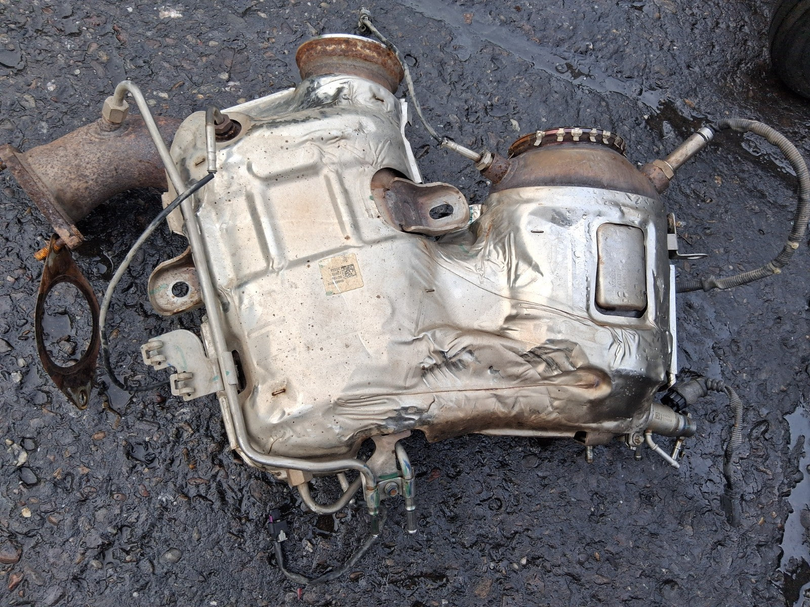 2024 FIAT DUCATO MK3 2.2 DIESEL PARTICULATE FILTER CATALYTIC CONVERTER 46857617