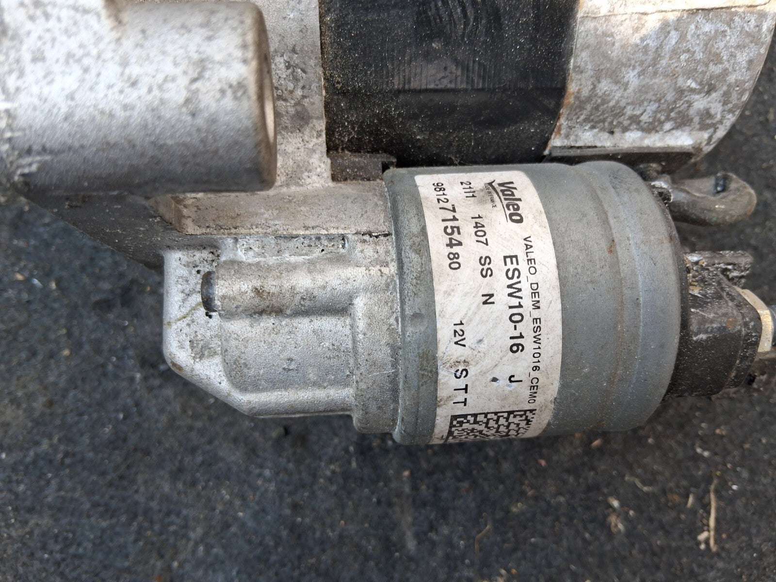 CITROEN C4 MK3 2020 1.2 PETROL STARTER MOTOR 9812715480