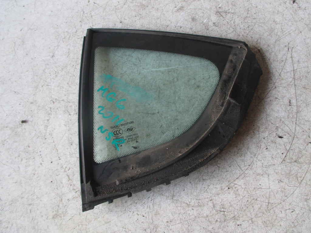 MG6 MK1 2011 5 DOOR NSR PASSENGER SIDE REAR QUARTER WINDOW GLASS