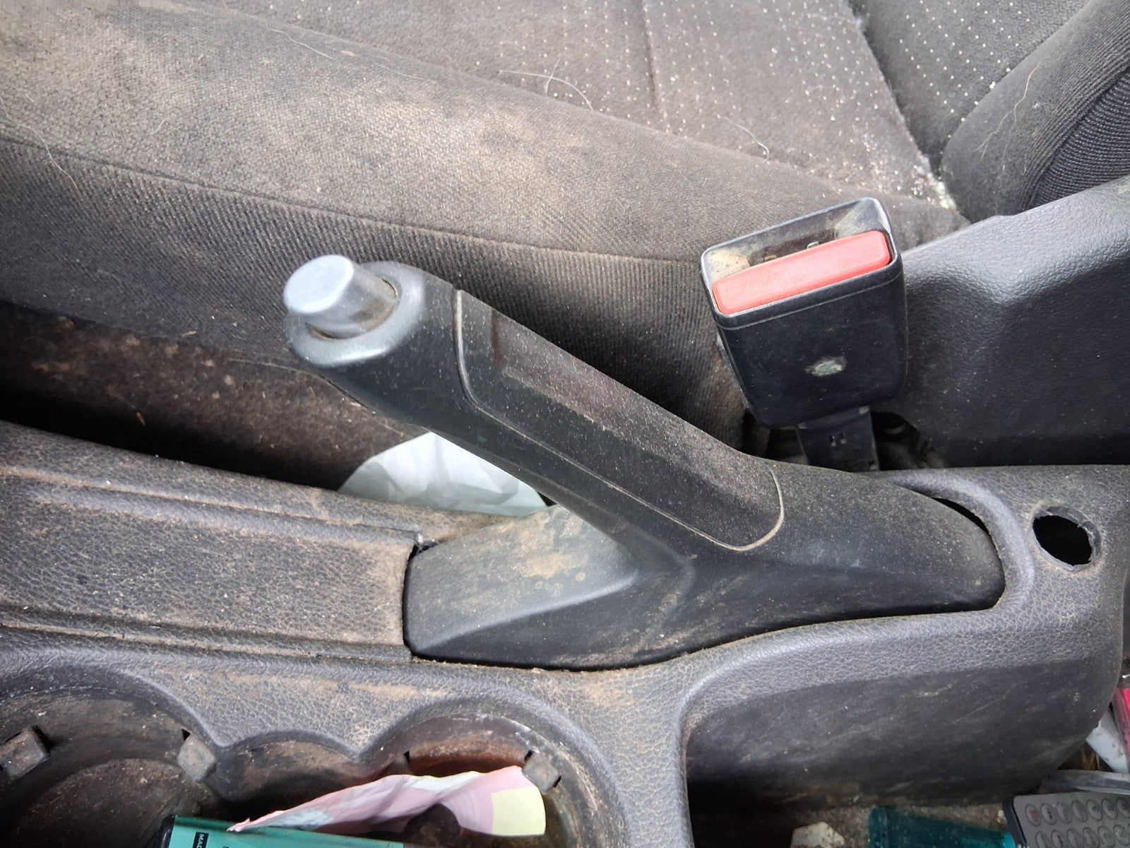 2015 FORD TRANSIT COURIER MK1 MANUAL PARKING HANDBRAKE LEVER MECHANISM
