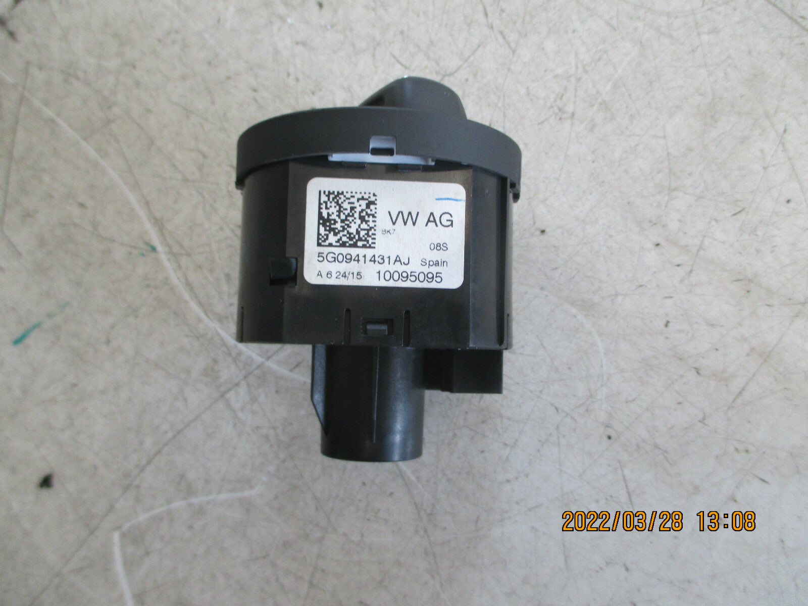 VW VOLKSWAGEN POLO SEAT TOLEDO 2016 HEADLIGHT & FOG LIGHT SWITCH 5G0941431AJ
