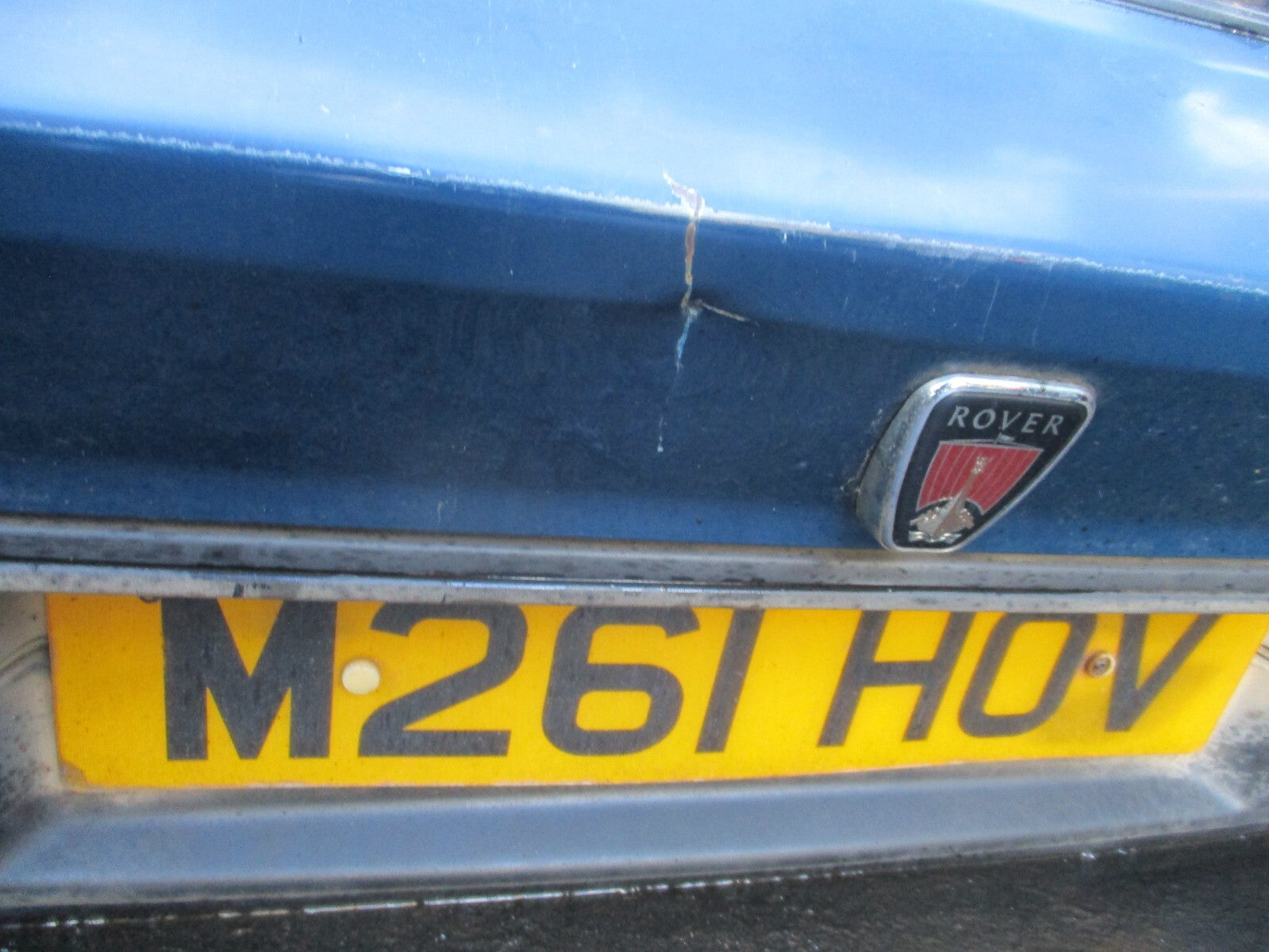 ROVER 200 R8 1993 REAR COMPLETE TAILGATE BOOTLID BLUE