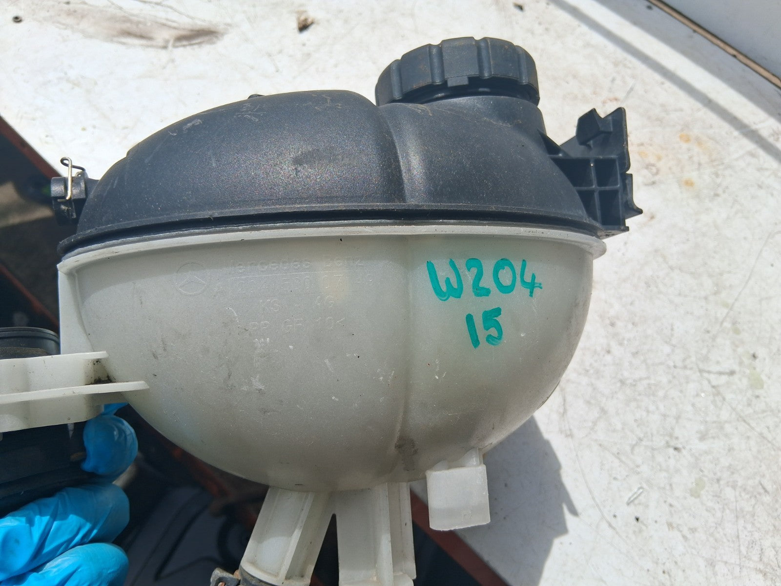 MERCEDES BENZ C CLASS W204 2015 COOLANT WATER EXPANSION TANK