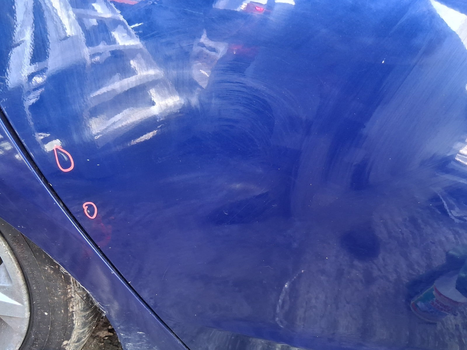 2016 FORD MONDEO MK5 HATCHBACK OSR DRIVER SIDE REAR BARE DOOR WEDGEWOOD BLUE LD