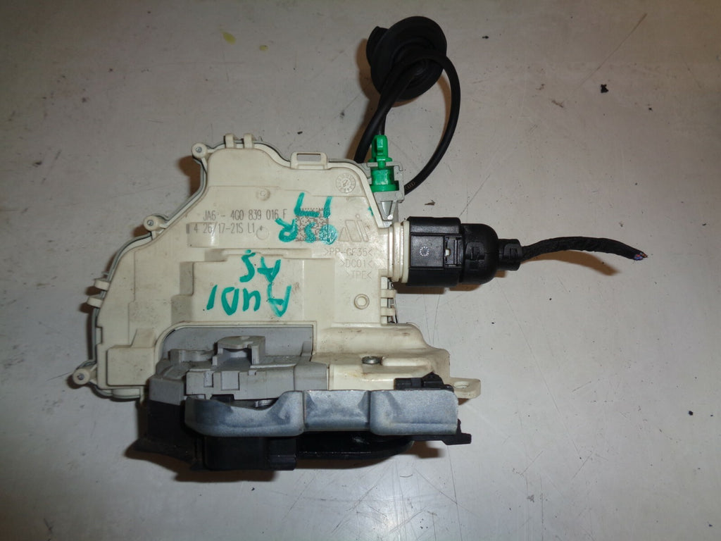 AUDI A5 8W6 2017 OSR DRIVE SIDE REAR LOCK CATCH MECHANISM 4G0839016P