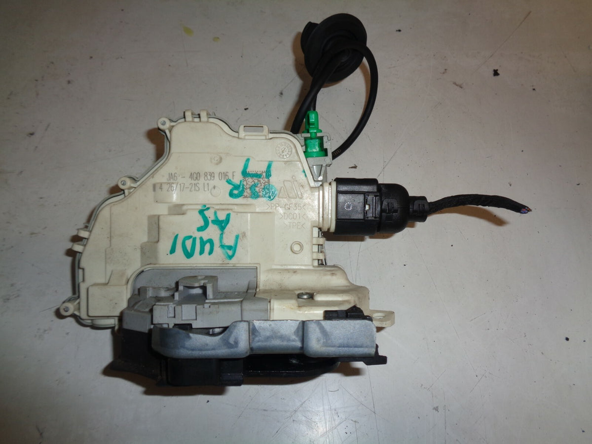 AUDI A5 8W6 2017 OSR DRIVE SIDE REAR LOCK CATCH MECHANISM 4G0839016P