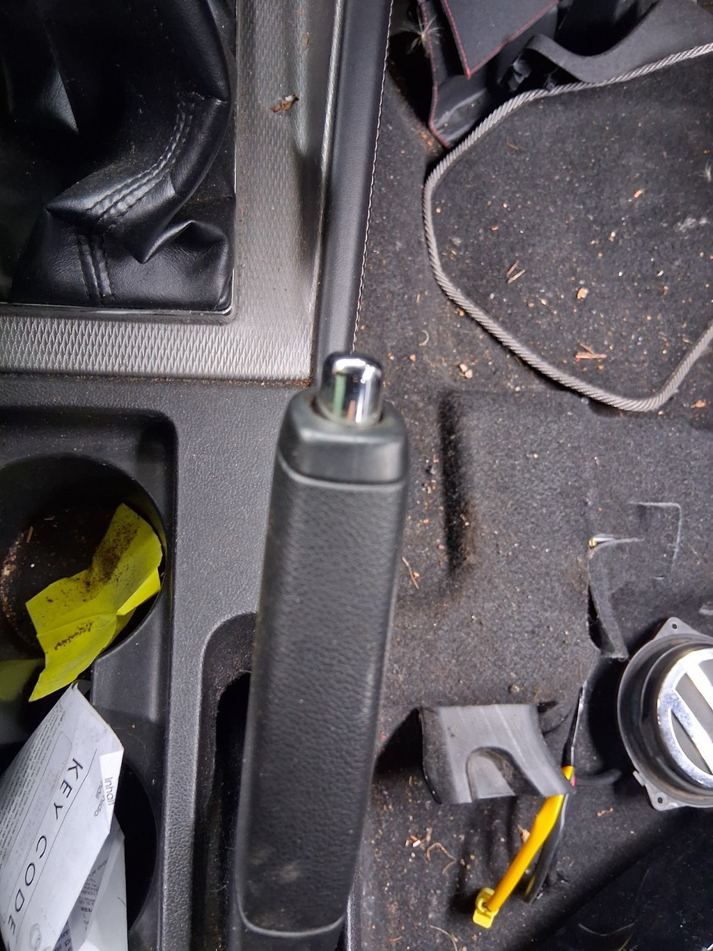 2020 MITSUBISHI ASX MANUAL HANDBRAKE PARKING BRAKE LEVER MECHANISM