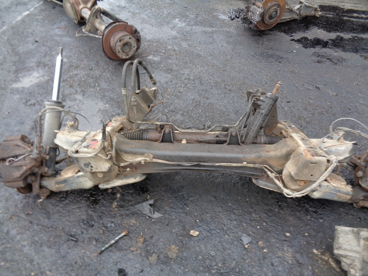 VW VOLKSWAGEN LT 35 2006 COMPLETE FRONT AXLE SUB FRAME CRADLE HUB DISC RACK