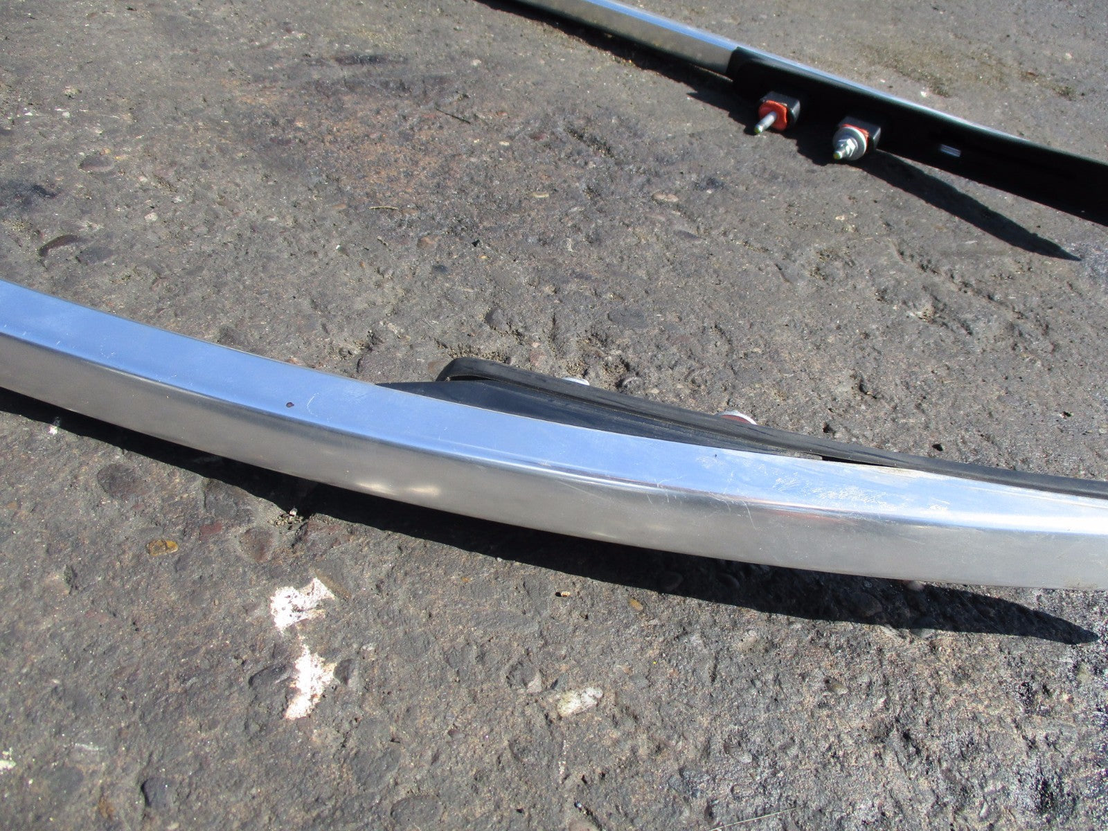 MERCEDES C CLASS S204 2013 ESTATE 2 CHROME ROOF BARS RAILS 2048900393 2048900493