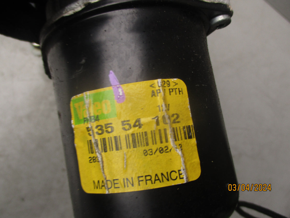 2012 VAUXHALL VIVARO FRONT WIPER MOTOR & LINKAGE 53554102