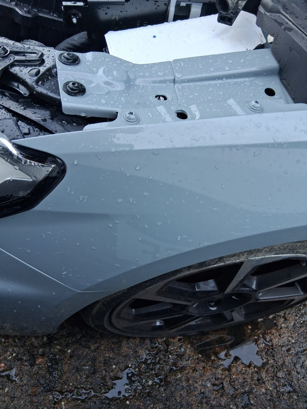 2025 AUDI A1 S LINE MK2 GB NSF PASSENGER SIDE FRONT LEFT WING PANEL GREY Z7F