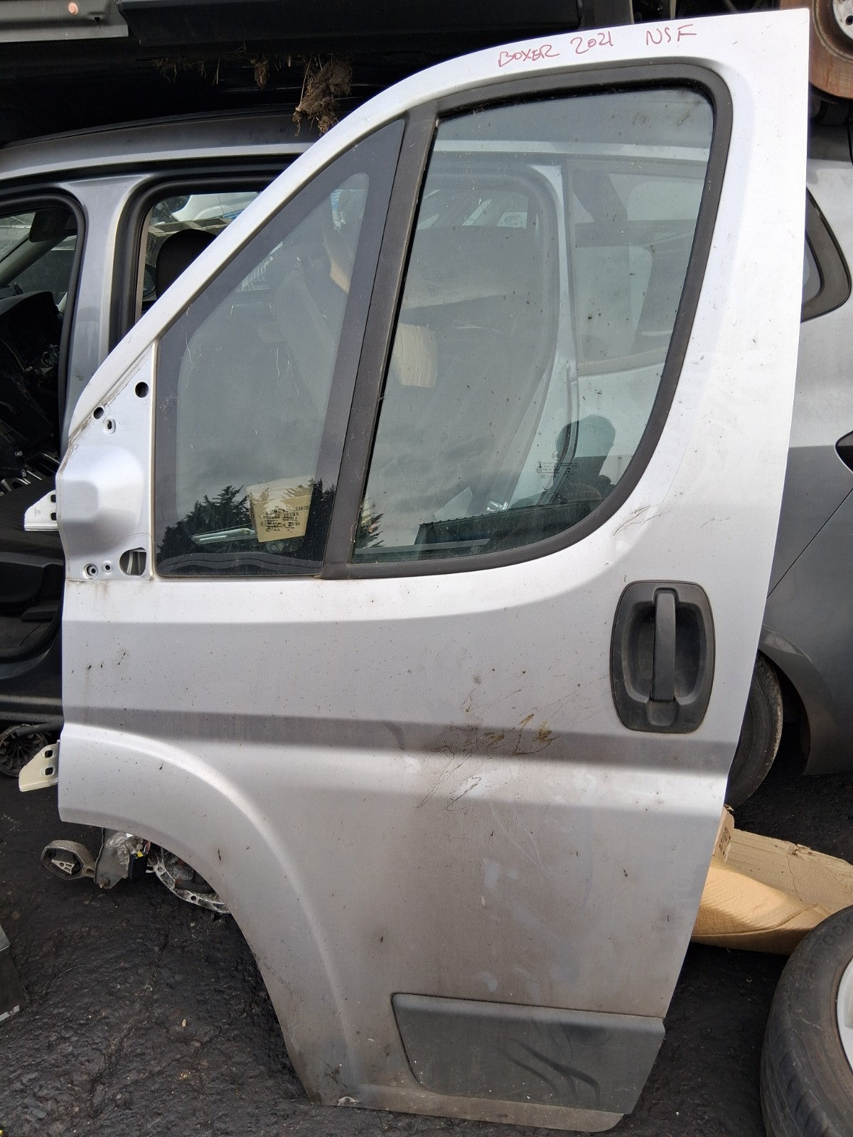 2021 PEUGEOT BOXER MK3 NSF PASSENGER SIDE LEFT FRONT BARE DOOR GREY
