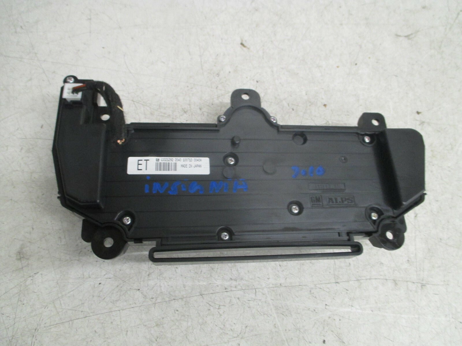 VAUXHALL INSIGNIA MK1 2010 RADIO CONTROL UNIT 13321292