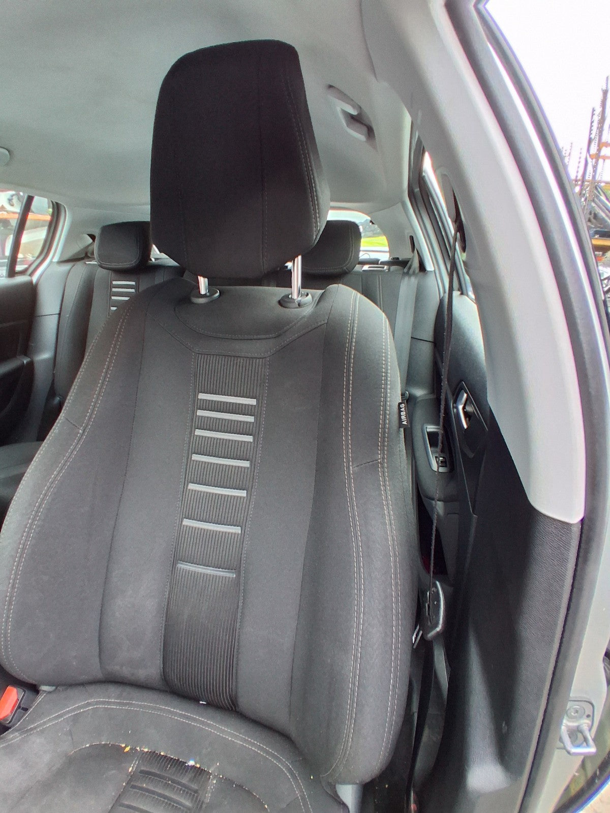 2014 PEUGEOT 308 MK2 NSF PASSENGER SIDE FRONT COMPLETE SEAT HALF LEATHER