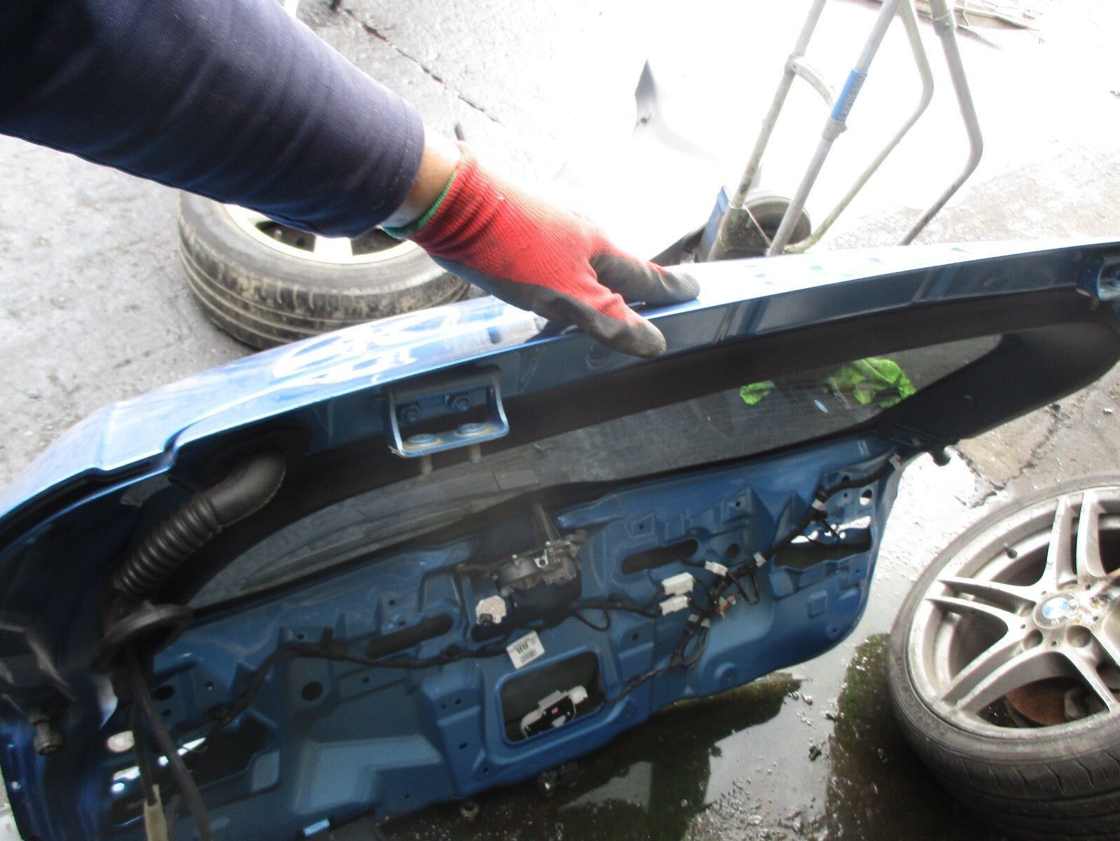 NISSAN QASHQAI J11 2021 REAR BARE TAILGATE BOOTLID BLUE