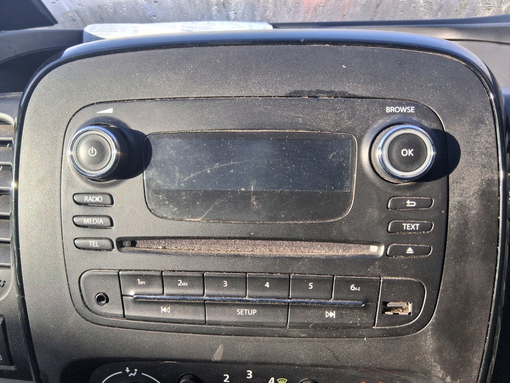 2017 VAUXHALL VIVARO MK2 RADIO STEREO CD PLAYER MULTIMEDIA HEAD UNIT