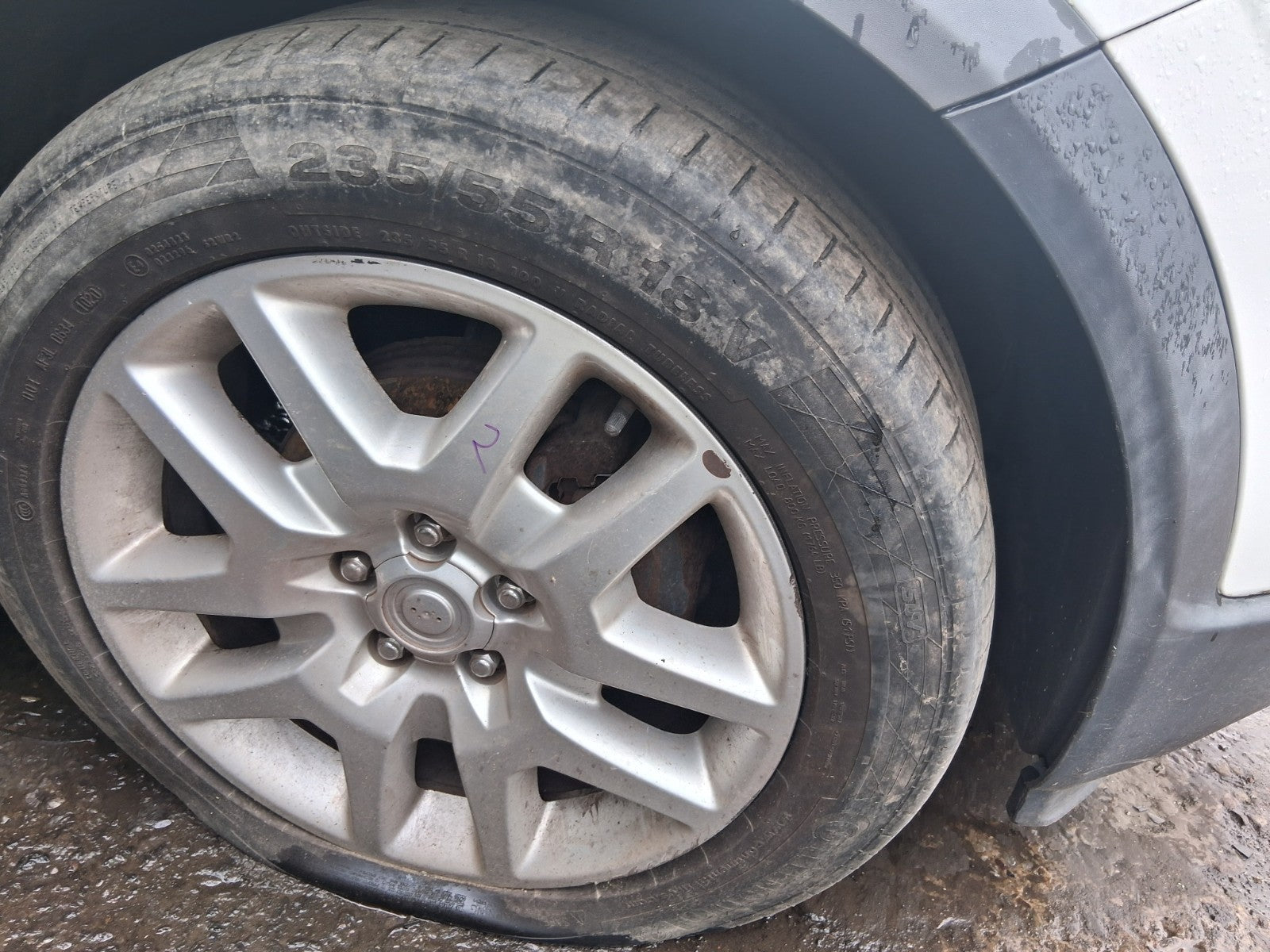 2015 VAUXHALL ANTARA MK1 18 INCH ALLOY WHEEL WITH TYRE 235/55R18 REF 2