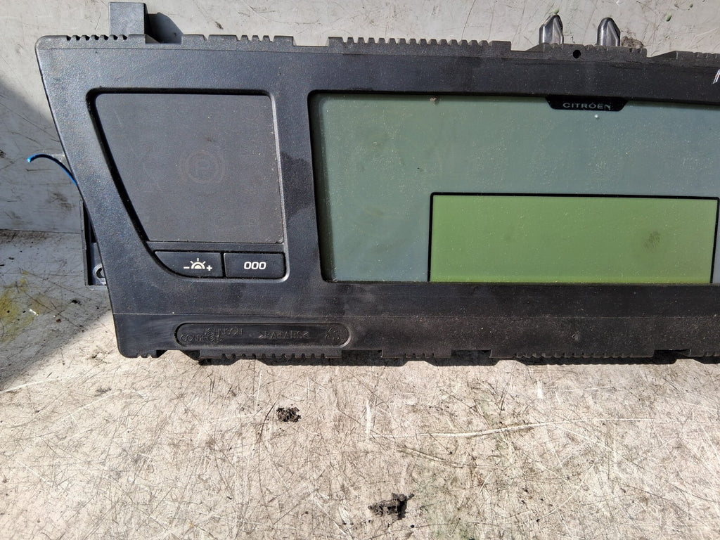 2009 CITROEN C4 GRAND PICASSO SPEEDO METER INSTRUMENT CLUSTER P9666217280