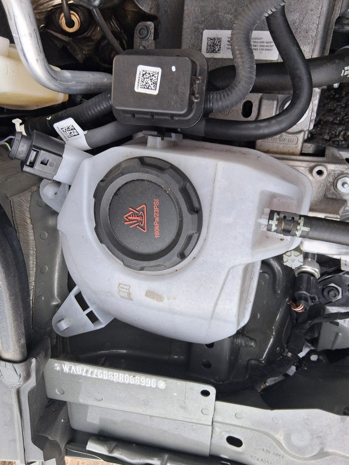 2024 AUDI A1 S LINE MK2 GB 1.0 PETROL COOLANT WATER EXPANSION OVERFLOW TANK