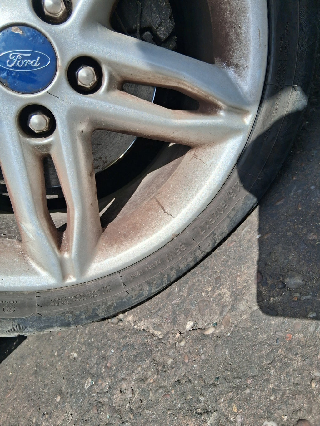 2015 FORD FOCUS MK3 17 INCH SINGLE ALLOY WHEEL WITH TYRE 215/50R17 REF 2