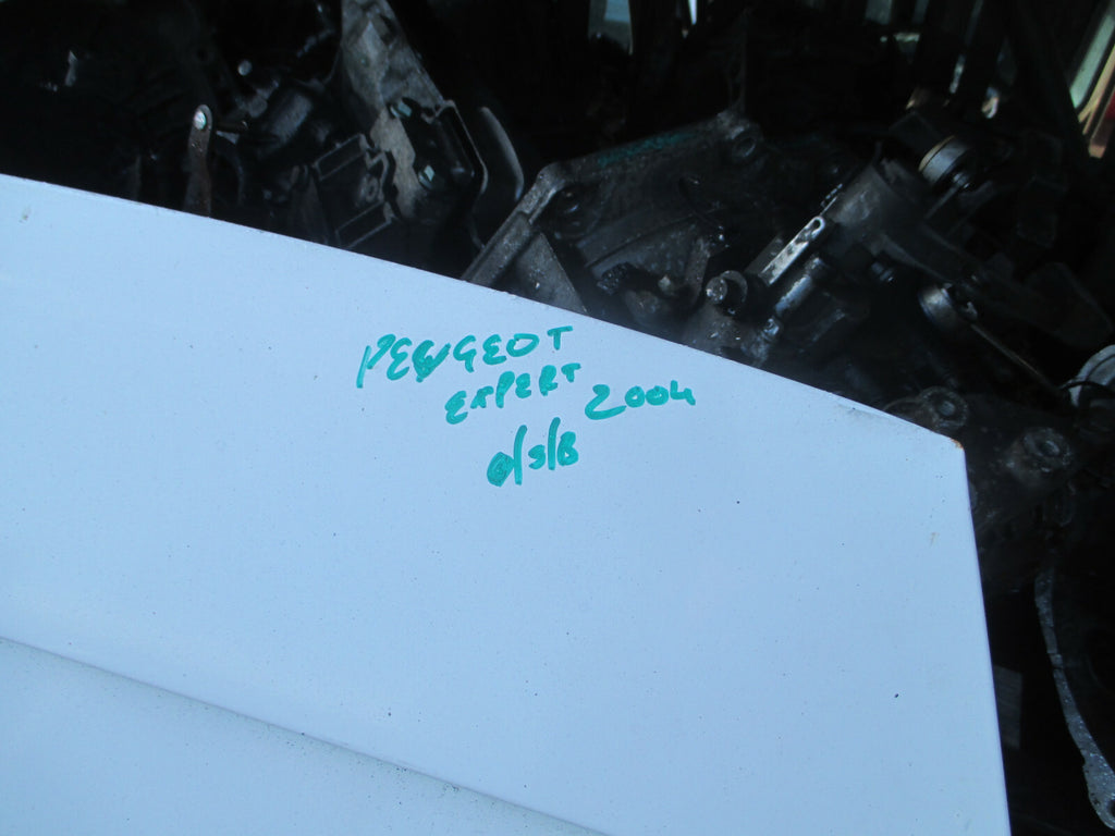 PEUGEOT EXPERT 2004 OSR DRIVER SIDE REAR COMPLETE DOOR WHITE