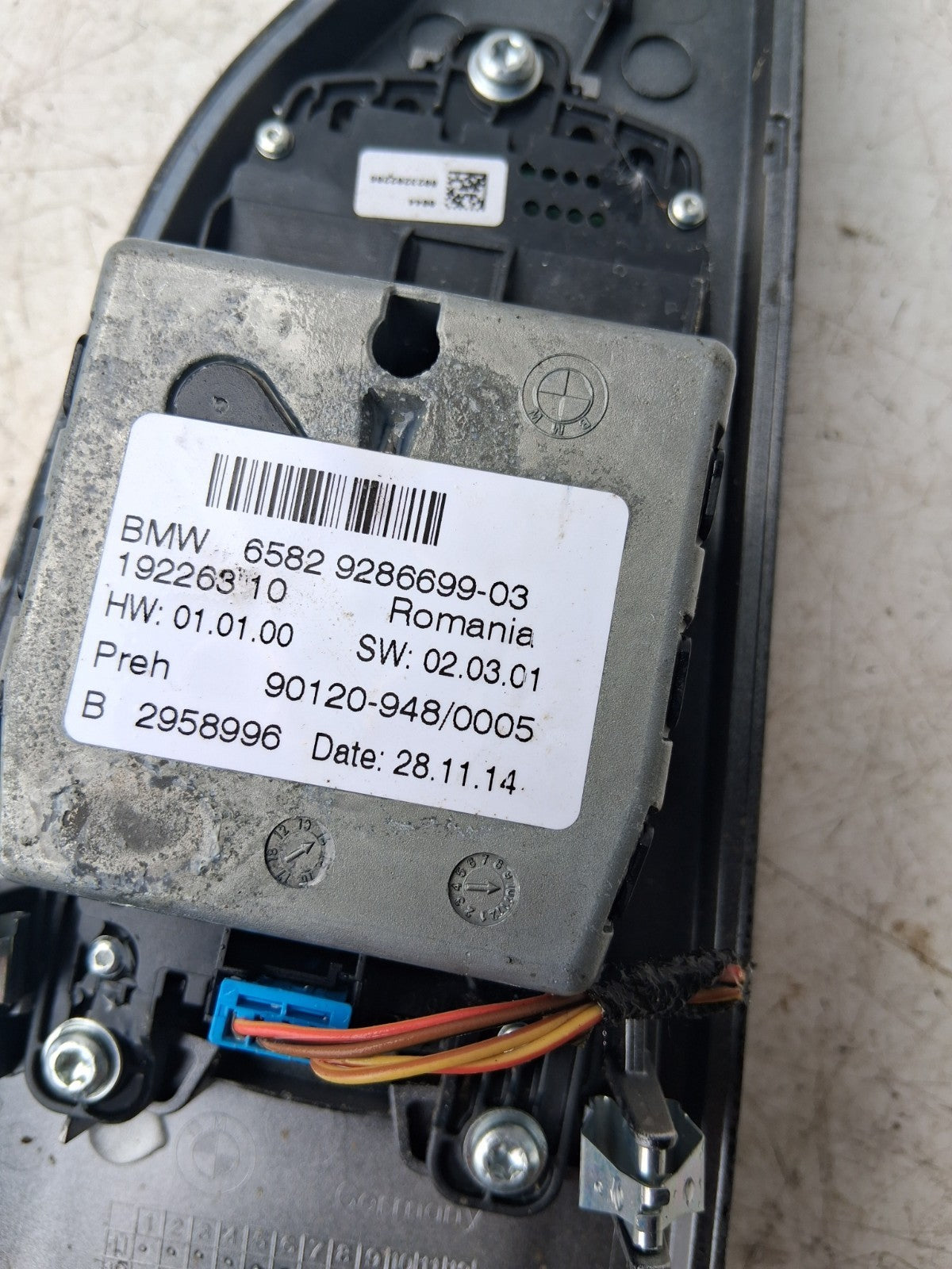 2014 BMW 3 SERIES F31 F30 IDRIVE CONTROLLER 9286699