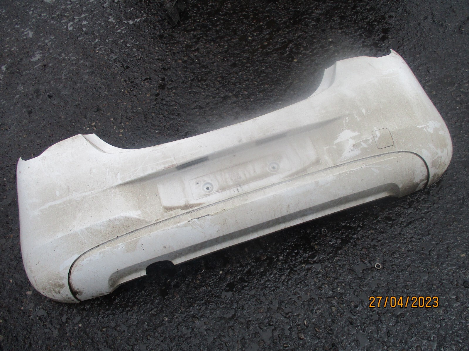 VAUXHALL CORSA E 2018 3 DOOR REAR COMPLETE BUMPER WHITE