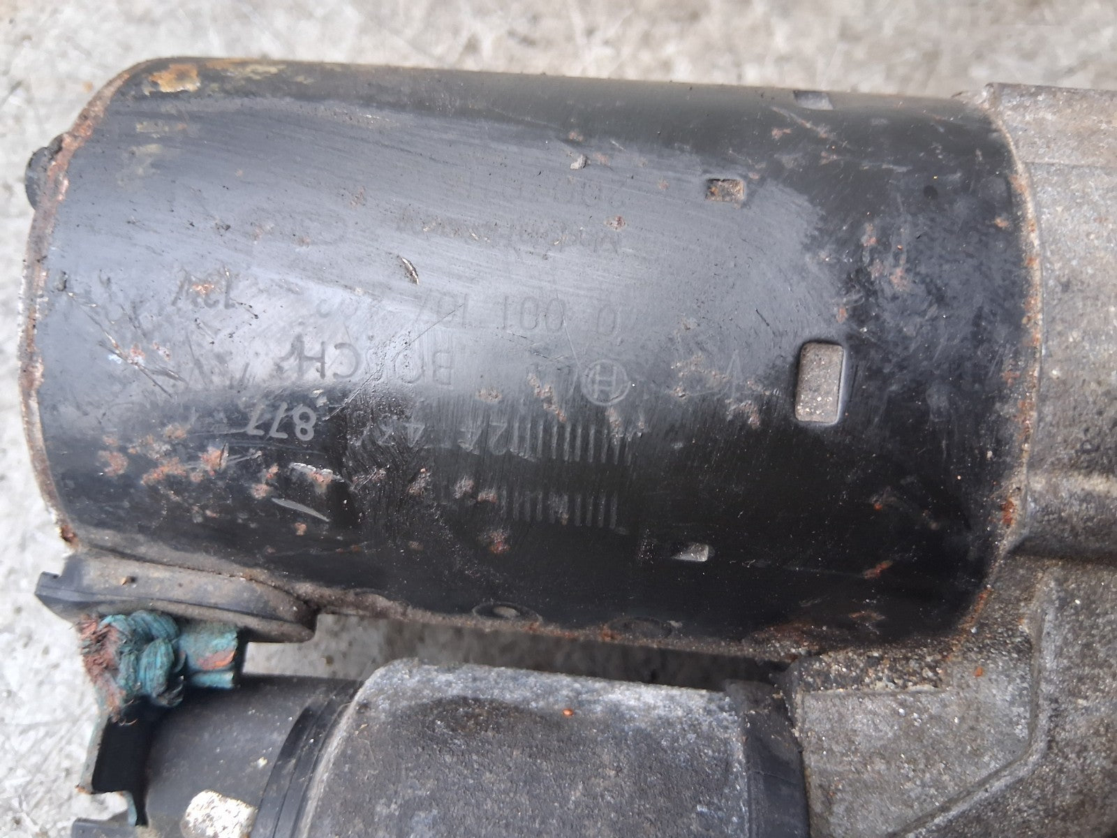 2008 VAUXHALL ASTRA H STARTER MOTOR 24436877