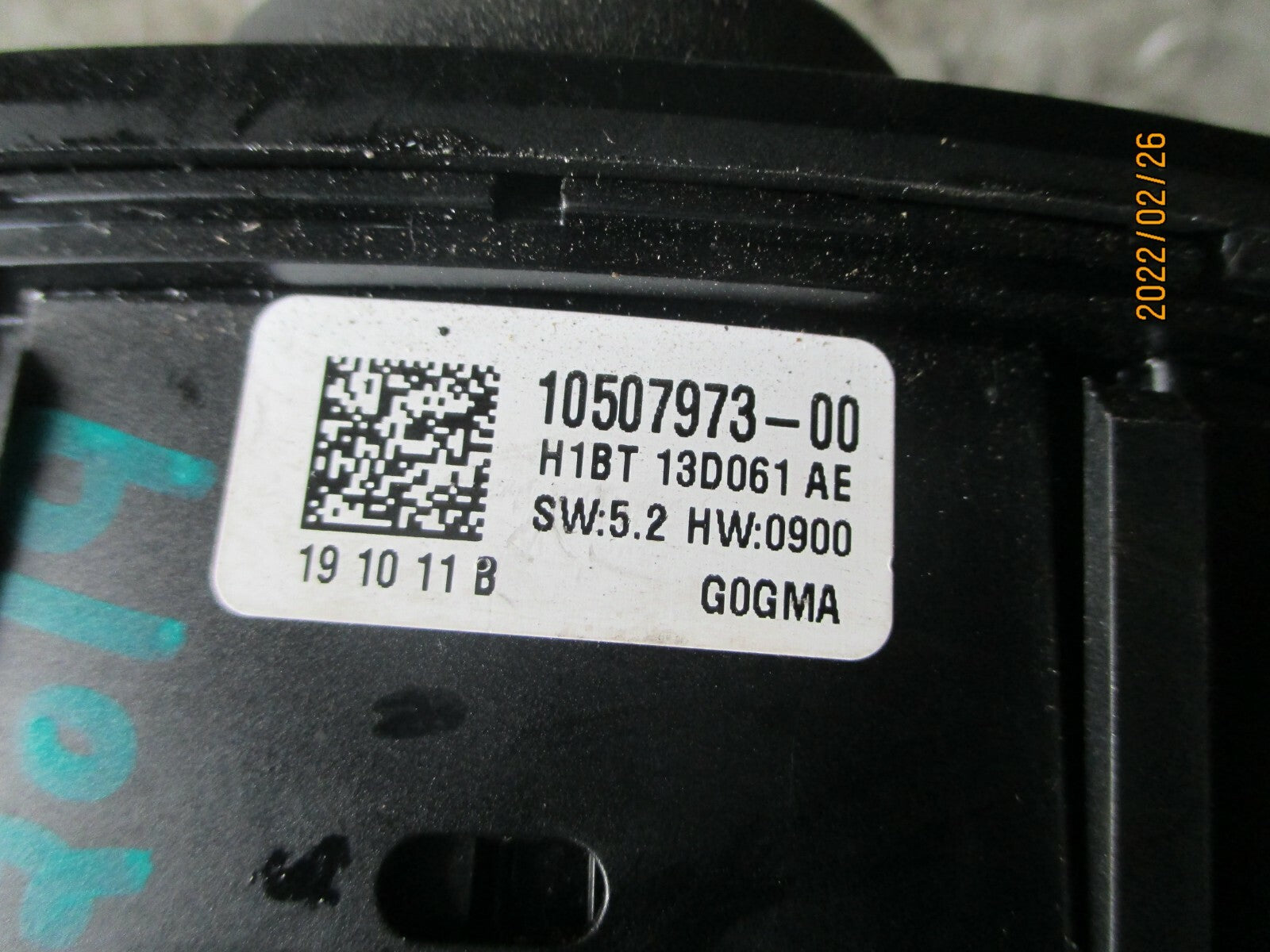 FORD FIESTA 2019 MK8 HEADLIGHT SWITCH PANEL 10507973