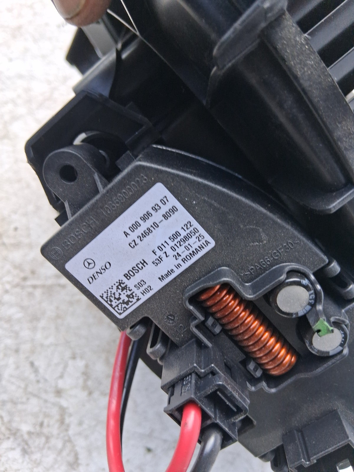 2024 MERCEDES BENZ SPRINTER W907 HEATER BLOWER MOTOR FAN A0008308002
