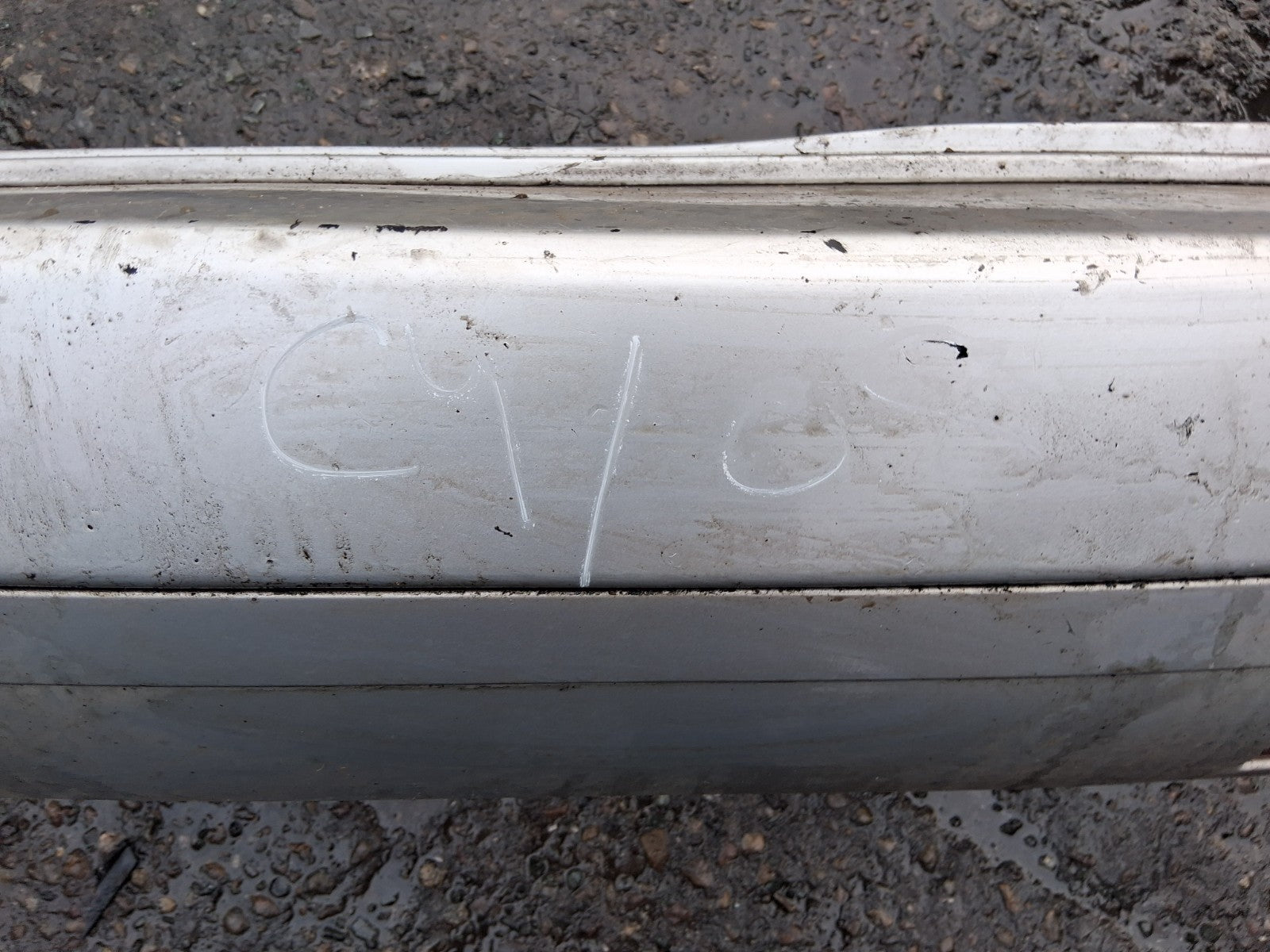 2008 CITROEN C4 PICASSO COMPLETE REAR BUMPER SILVER