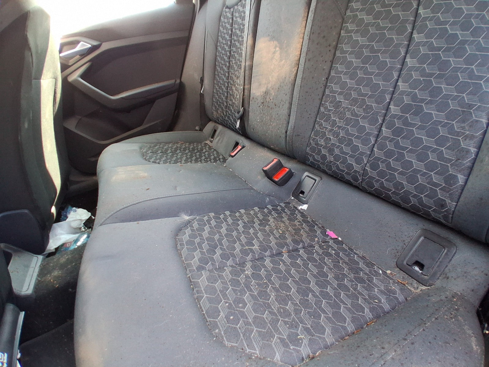 2023 AUDI A1 SPORT MK2 GB REAR COMPLETE BACK AND BENCH SEATS SEAT FABRIC