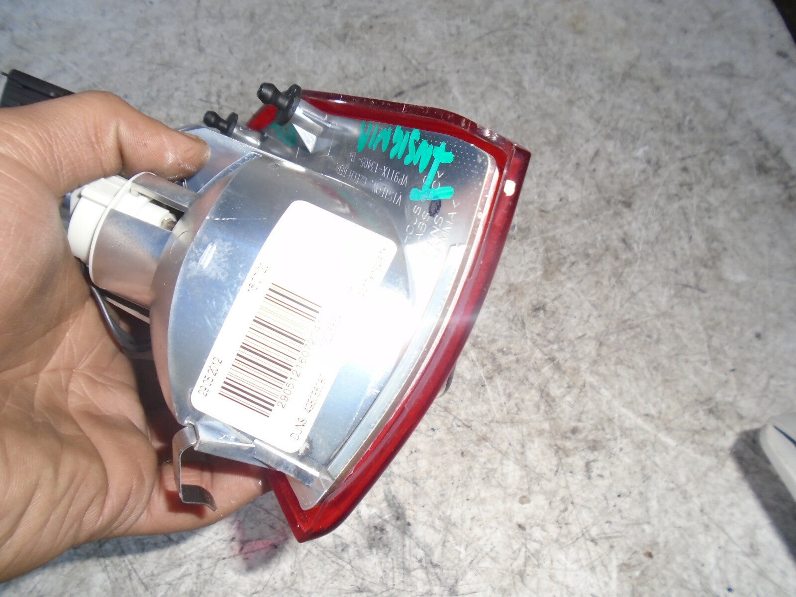VAUXHALL INSIGNIA MK1 2012 NSR PASSENGER SIDE REAR INNER TAIL LIGHT 13226854