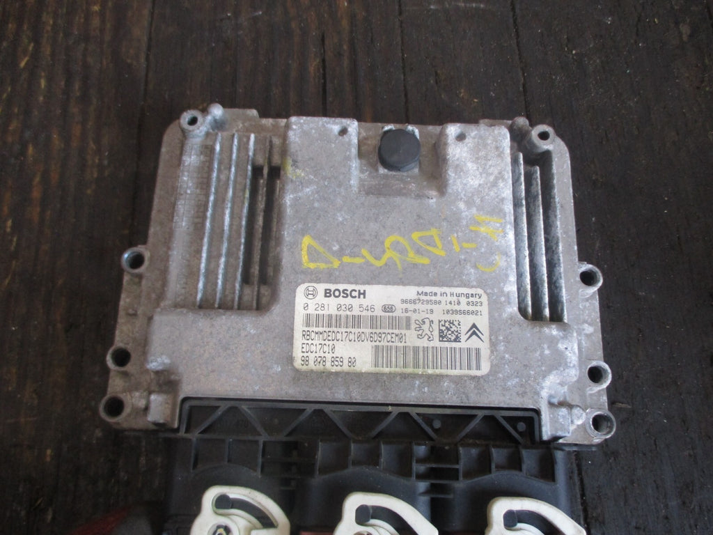 CITROEN DISPATCH 2016 1.6 HDI ECU ENGINE CONTROL MODULE 9807885980