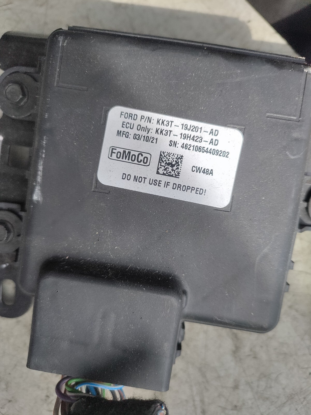 2021 FORD TRANSIT 350 MK8 REAR CAMERA CONTROL ECU KK3T19J201AD