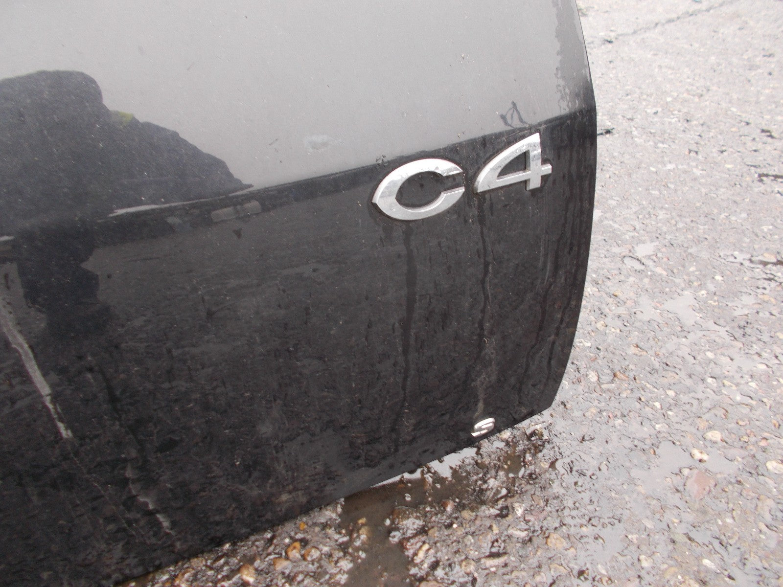 2007 CITROEN C4 SX 5DR BOOT BOOTLID TAILGATE COMPLETE BLACK