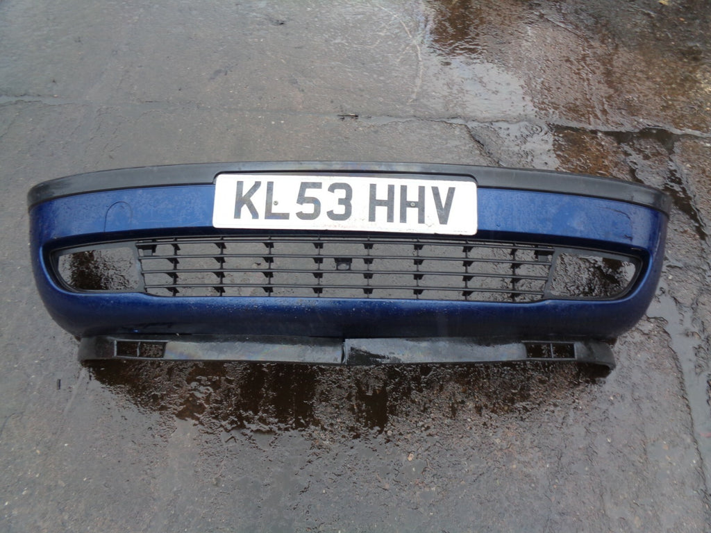 VAUXHALL ZAFIRA 2003 2.0 DIESEL FRONT COMPLETE BUMPER BLUE