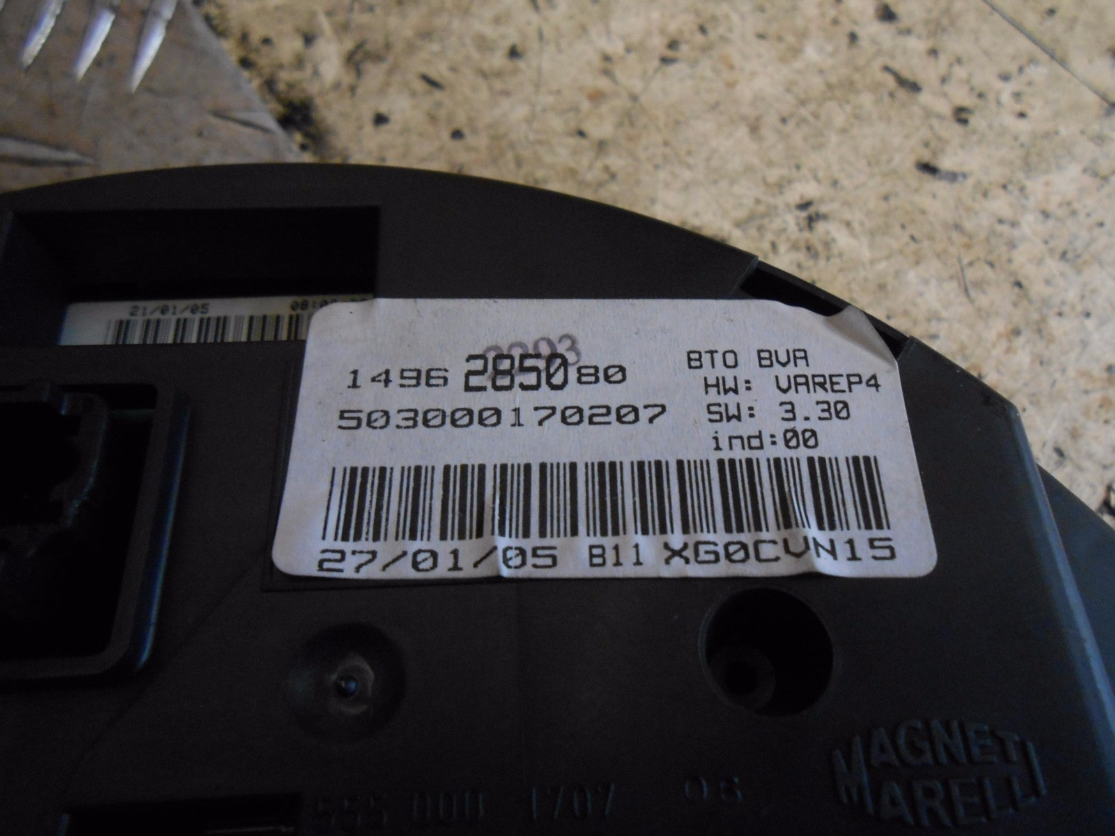 PEUGEOT 807 MPV 2006 2.0 HDI CLOCKS DIALS INSTRUMENT CLUSTER SPEEDO 1496285080
