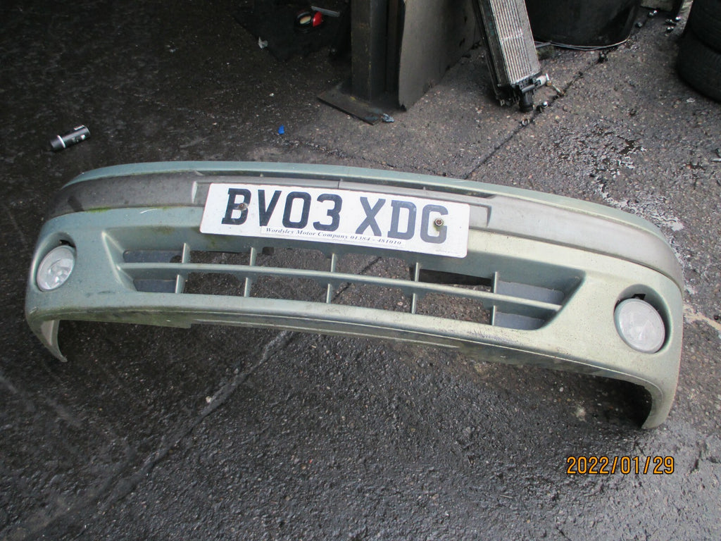 RENAULT MEGANE SCENIC 2003 FRONT COMPLETE BUMPER BEIGE