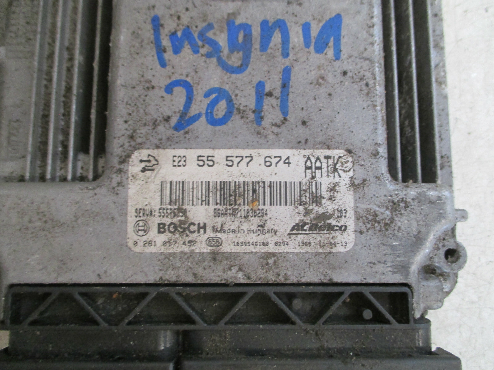 VAUXHALL INSIGNIA MK1 2011 2.0 CDTI ECU ENGINE CONTROL MODULE UNIT 55577674